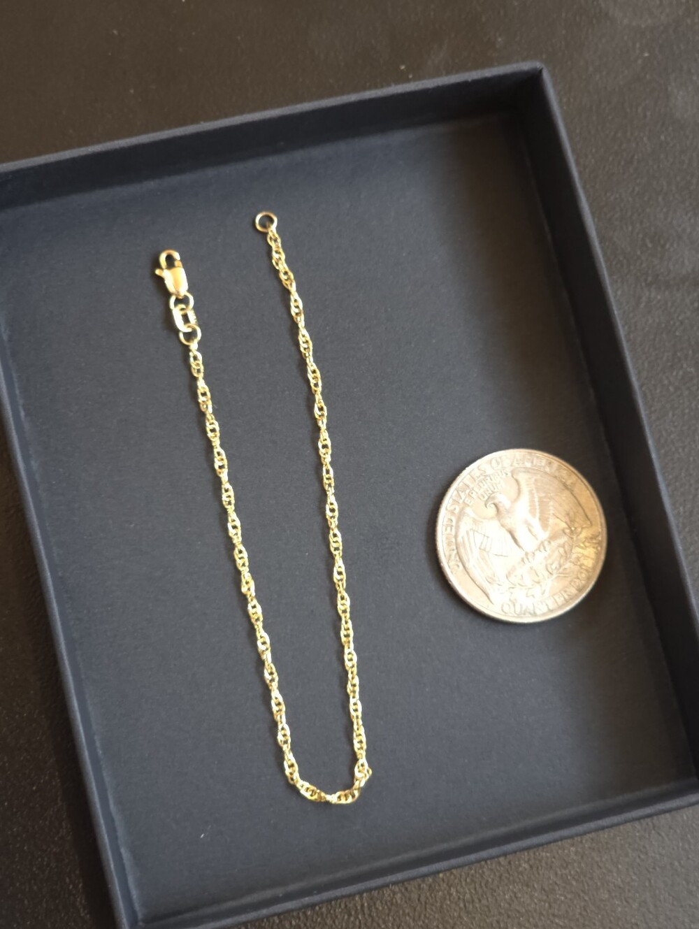 10k Solid Gold Twisted Rope Bracelet